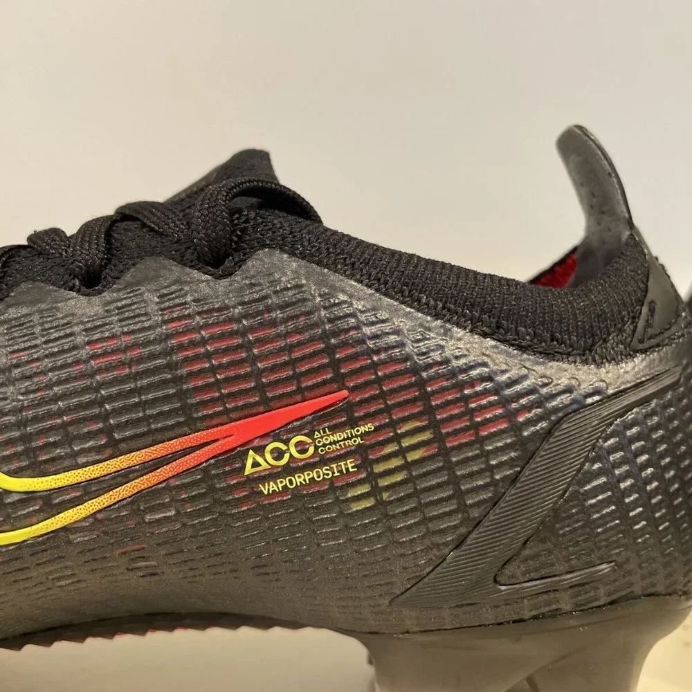 New Nike Vapor 14 Elite FG Black Soccer Cleat Men's Size 4/ Wmns 5.5 CQ7… - Picture 4 of 7